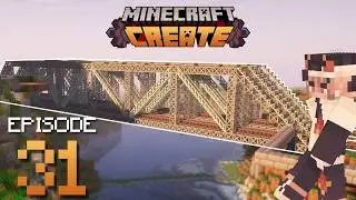 My First EVER TRAIN in The Create Mod! | Minecraft Create Mod Ep. 31
