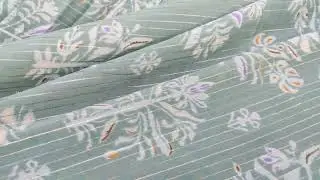 Lurex pure viscous Georgette fabric