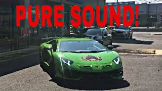 Lamborghini Aventador SVJ with Ryft Exhaust *PURE SOUND* Extreme Revvs, and Acceleration