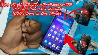 Vivo y11 Pattern+FRP Unlock in OneClick Method / y11,y12,y15,y17,.pin+pattern+FRP unlock in 1 Minute