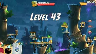 Angry Birds 2 Level 43 | Boss Battle | Easy Trick Shot