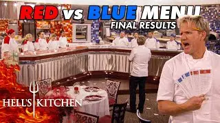 Chef Ramsay’s DISILLUSIONED By Red vs Blue Menu Dinner Service | Hell’s Kitchen