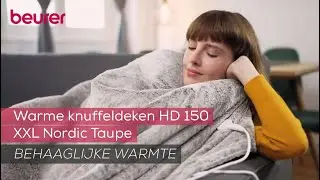 HD 150 XXL Nordic Taupe elektrische warmtedeken van Beurer!