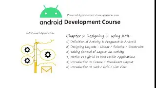 Chapter 2 Designing Android App UI using XML ( Learn Android From Scratch - Android Tutorial )