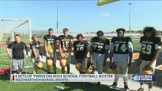 Double trouble: Southeast High Buffaloes has four sets of twins this season