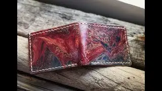 Making a Tie Dye Leather Wallet