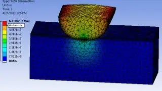 ANSYS: Hertzian Contact Stress | Contact Analysis Ansys Frictional Contact Analysis in Workbench