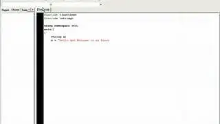 Dev C++, Hello world with string