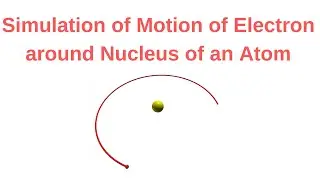 Simulation of Motion of Electron around Nucleus of an Atom: VPython Tutorial 6 (Visual Python)