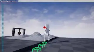 BleuSandBox - procedural leg animation, step prediction ( 27 July 2018)