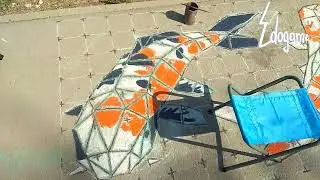 Стритарт. Streetart  Koi-Carps. Рыбки Кои