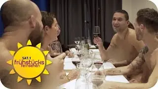 FKK-DINNER: Nobel essen im NACKTRESTAURANT | SAT.1 Frühstücksfernsehen | TV