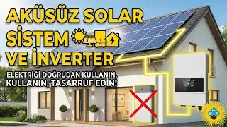AKÜSÜZ SOLAR SİSTEM VE İNVERTER #akü #inverter #panel #solar #aydın