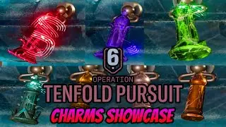 ALL OPERATION TENFOLD PURSUIT *RANKED CHARMS* IN GAME SHOWCASE-RAINBOW SIX SIEGE