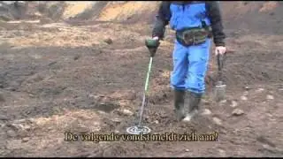 Marcel Rijken met metaaldetector