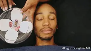 ASMR Men's Facial ~ Lots of Tapping & Crinkle Sounds