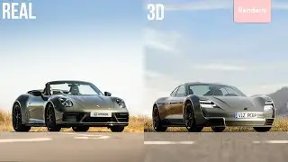 Blender 3D Photorealistic Car Render - Recreation