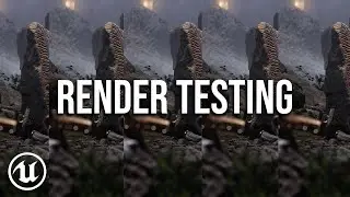 Render Testing Console variables 