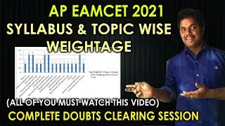 AP Eamcet 2021 | Expected Weightage | EAMCET 2021 | Eamcet Preparation Tips | Purushotam Academy