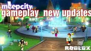 Playing Roblox Meepcity - Roblox Meepcity Gameplay -New updates