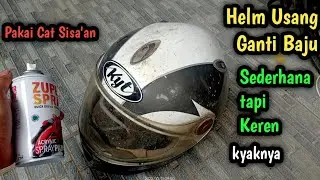Cara sederhana cat helm jadi cool dan matching dengan motor