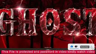3D Electric Text Effects PSD Photoshop Tutorial