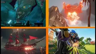 Sea of Thieves - All Bosses - season 13 #seaofthieves
