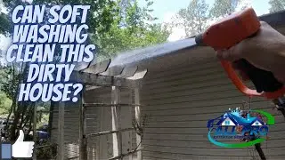 Can Soft Washing Clean This Dirty House