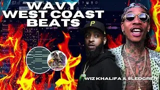 How To Make Wavy West Coast Beats For Wiz Khalifa & Sledgren (Wiz Got WIngs) | FL Studio Tutorial