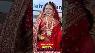 The Gorgeous Look is here ❤️😍 Rajasthani Bridal 💄📈 for taking admission go to Rita Charitable Trust