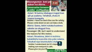 @P_89.Mazungumzo kati ya askari na Abiria #subscribe #share #like #comment .