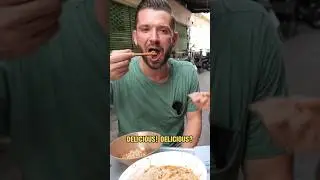 Giant 80 Baht Spicy Noodles in Bangkok 🇹🇭🔥 #bangkokfoodtours #thaifood #bangkokstreetfood #food