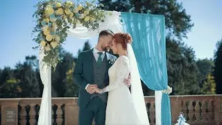 Lovely wedding in Pruhonice Castle in Prague / Wedding Videographer in Prague