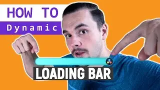 How To Make Dynamic Loading Bar | Progress Bar | DaVinci Resolve