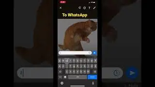How to send/share an image without background! iPhone