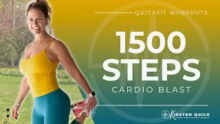 10 Minute Cardio Blast | WALKING  Workout | 1600 Steps | No Equipment | No Jumping