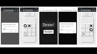 Neumorphic styled Tic Tac Toe game using Javascript, with the AI Minimax Algorithm