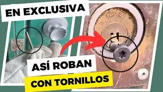 Así le ROBAN con un tornillo.