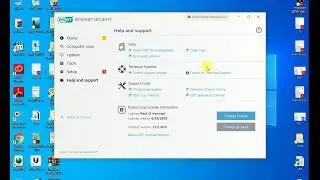 Changing eset security license code