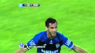 Gol Caraglio. Vélez 1 - River 0. Fecha 15. Primera. FPT.