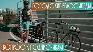 Про наши городские велосипеды: Trek District и хромолевый прототип. Прокатились по Петербургу.