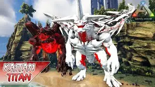 NYOBAIN MOD GILA ADA TITAN PUTIH RAKSASA MEMATIKAN!- ARK: Mod Showcase