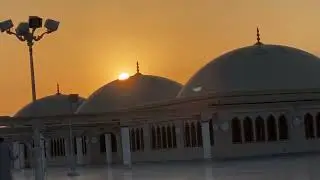 Sun rising over the Beautiful Madina al Munawara #medinah #sunrise #beautiful