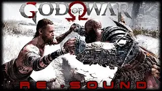 God Of War - Kratos vs Baldur Epic Fight /Only Cinematics [[RE-SOUND🔊👊]]