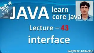 interface in java. interface variables and methods