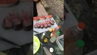 Шашлык из толстолобика.