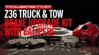 Z36 Truck & Tow Upgrade Brake Kit w/ Powder Coated Calipers | PowerStop
