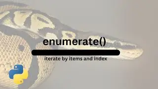 Python enumerate function 