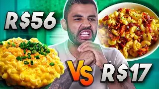 COMIDA AMERICANA CARA DE 56 REAIS X BARATA DE 17 REAIS