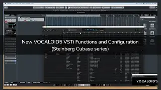 New VOCALOID5 VSTi Functions and Configuration (Steinberg Cubase Series)